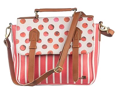 The Polka Stripe Satchel Bag