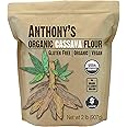 Anthony's Organic Cassava Flour, 2 lb, Batch Tested Gluten Free, Vegan, Non GMO