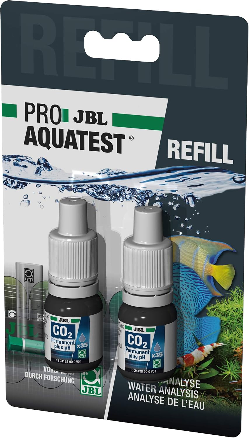 JBL Water Test Refill, for freshwater aquariums ProAquaTest CO2-pH Permanent Refill, 2 units, white / transparent / black, Small
