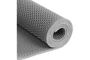 foriy Drainage Floor Mat 3 x 10 FT Non-Slip Drainage Mat 0.22'' Thick Commercial Wet Area PVC Mat Heavy Duty Commercial Non-S