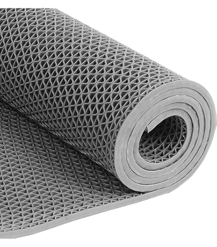 Errzom Pool Floor Mat For Deck Outside Drainage Non Slip Pad Rugs Commercial Wet Area Anti-Slip Mats For Shower Room Public Toilet Hallway Garage Poolside Decorative Mats,Green,3×20FT