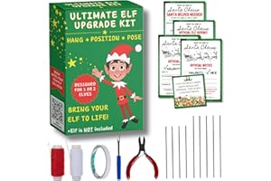 XOXO Parents Northpole Pro™ Elf Upgrade Kit – DIY Posable Elf Doll Kit for Elves – Includes Wire, Tools, Message Cards & Instructions – Make Bendable Christmas Elf Dolls – Magic Elf Must-Haves™