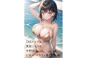 Black hair short Yuri Nakano bikini illustration collection Nakano yuri series (Japanese Edition)