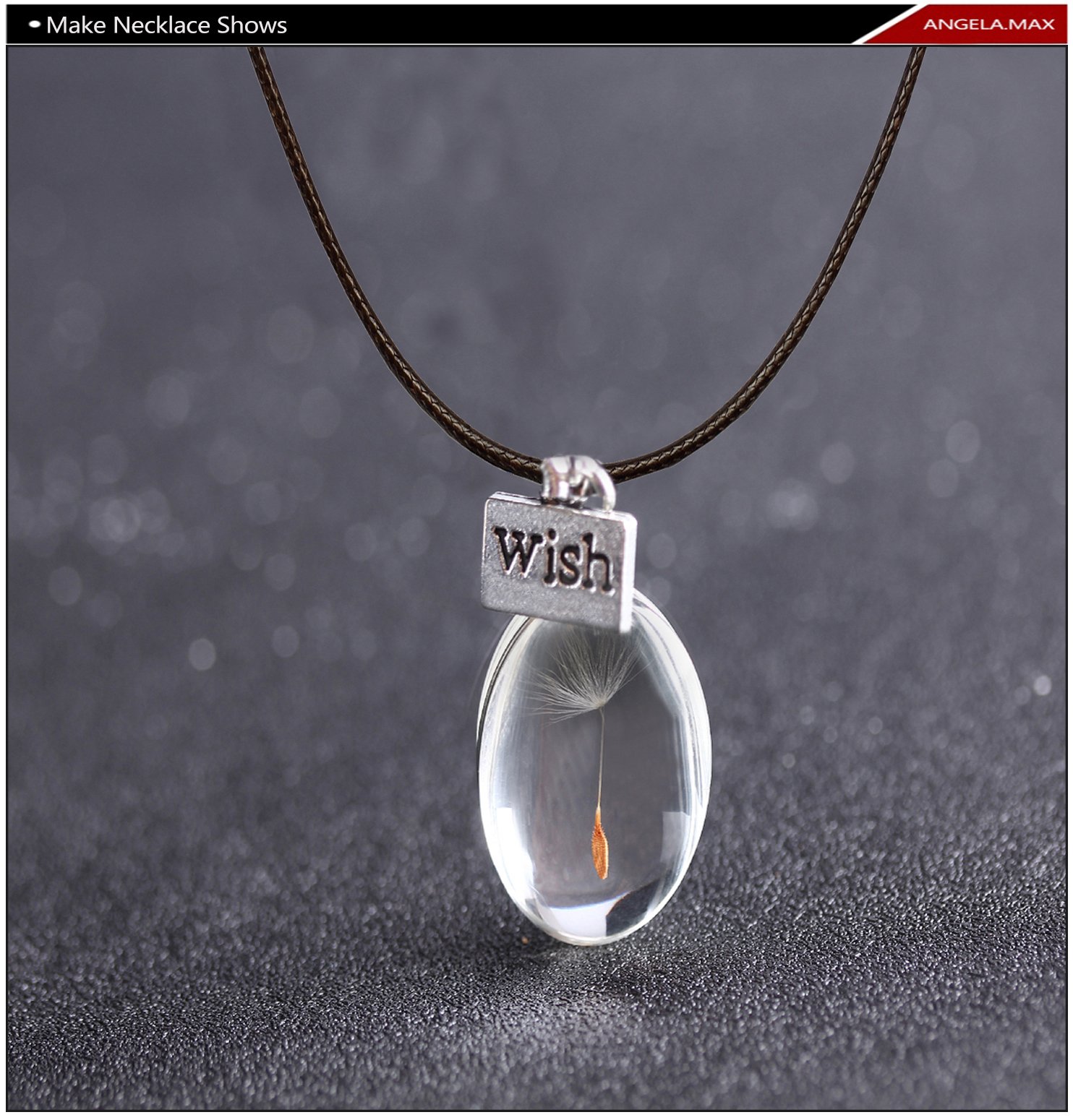 Necklace Cord 18 inches Brown Waxed Cotton Necklace Cord DIY Jewelry Making Ropes with Extension Chain Lobster Claw Clasp for Kids Girls Women Men DIY Gift(2.0MM,50PCS)