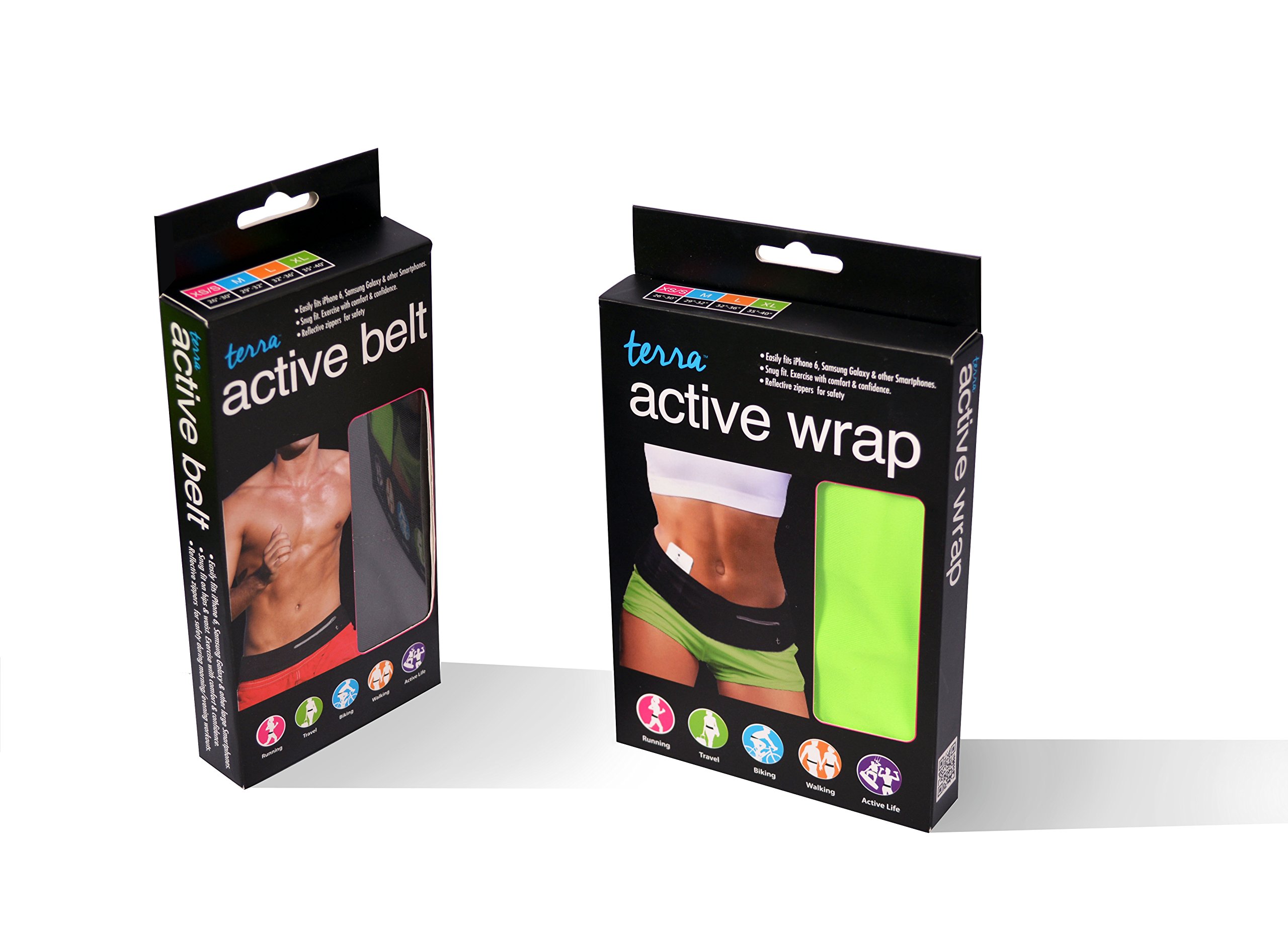 Running Belt Zipper Pocket for 4.7 inch iPhone7 6 6s 5 SE, Fitness Workout Terra Belt for Women and Men - Waist Fanny Pack for Yoga Cycling Hiking Walking Climbing