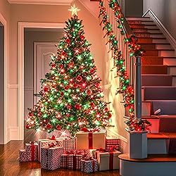 JMEXSUSS Connectable Red and Green Christmas