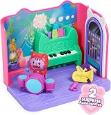 Gabby’s Dollhouse Groovy Music Room with Daniel James Catnip Figure Pink view 3