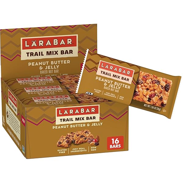 LARABAR TRAIL MIX BARS, PEANUT BUTTER AND JELLY,...