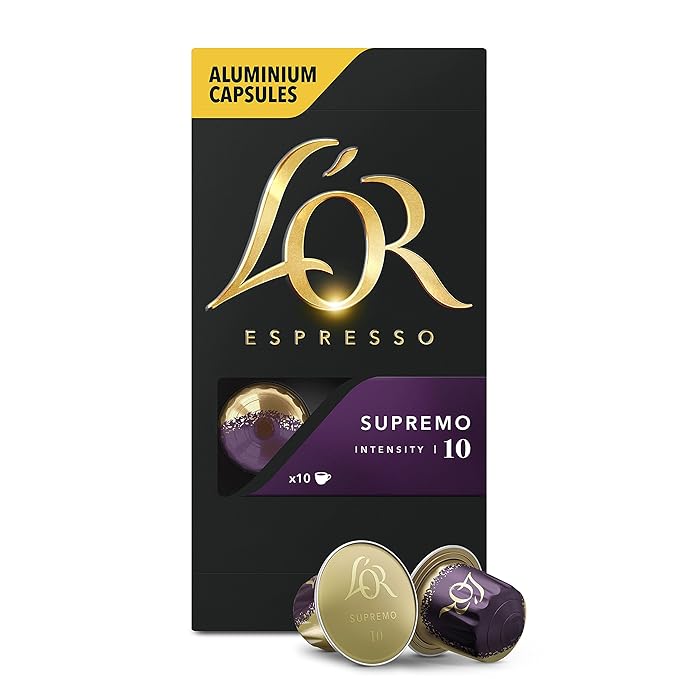 L'OR Espresso Coffee Supremo Intensity 10 Nespresso®* Compatible