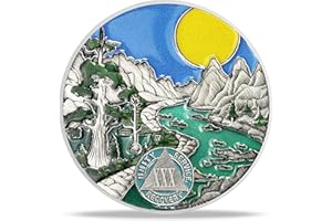 IMASONER 30 Year Sobriety Coin Gifts | River and Forest AA Coin - HA AA Chip Medallion with Serenity Prayer | Narcotics Alcoholics Anonymous Gifts for Anniversary Month & Year for Men & Women in Recovery