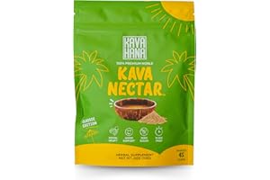 Kavahana Kava Nectar Classic Ceremonial Grade Noble Kava Nectar Powder – Promotes Social Uplift, Relaxation & Stress Support, Instant Kava Dried Kava Juice