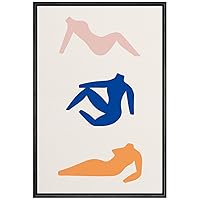 SIGNWIN Framed Canvas Wall Art Boho Decor Illustration Canvas Prints Home Artwork Decoration for Living Room,Bedroom - 16x24 inches