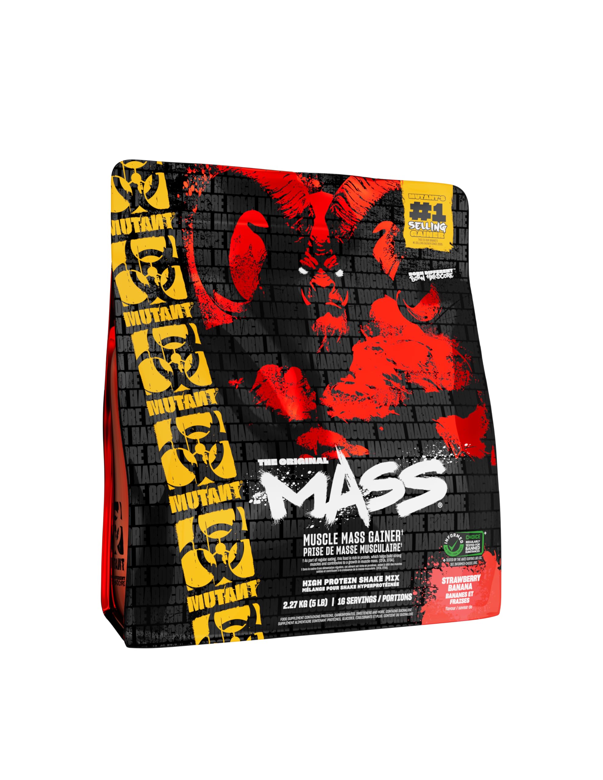 Mutant Mass 2.27kg Strawberry Banana