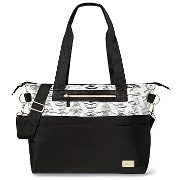 black tote changing bag