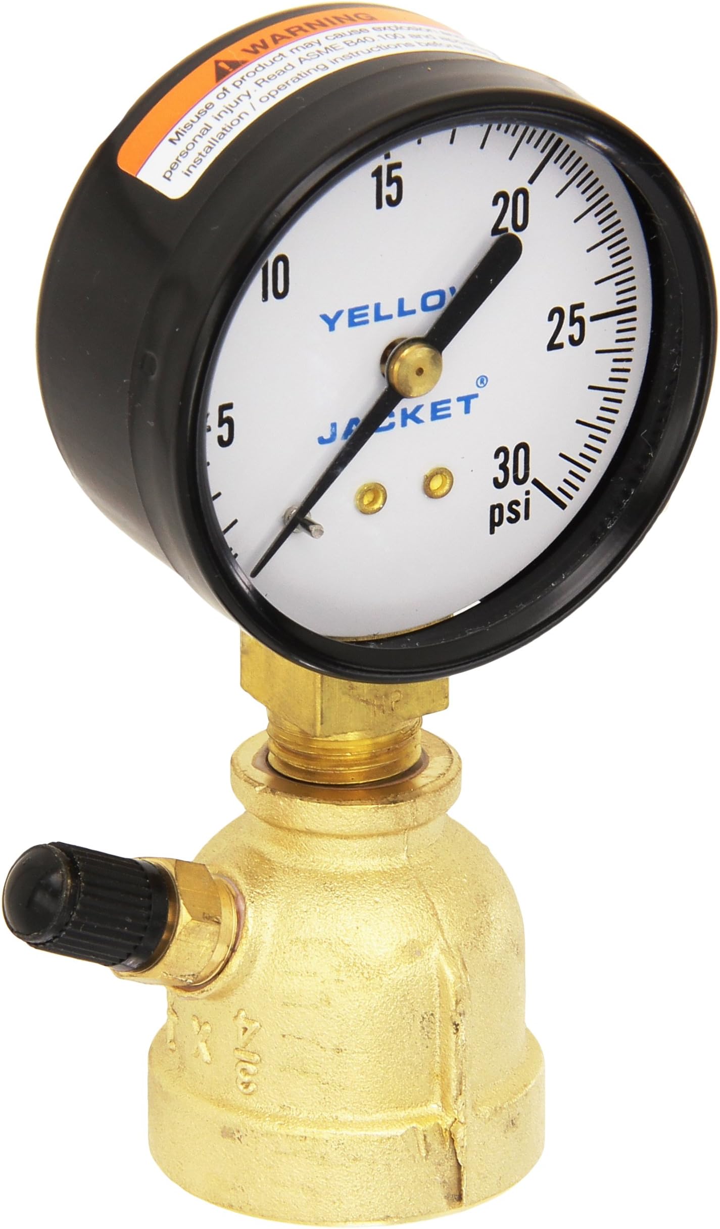 RITCHIE 78080 2IN Test Unit 0-30LBS Gauge 3/4IN Pipe