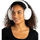 Funky Junque Women’s Winter Earmuffs - Cable Knit & Sequin