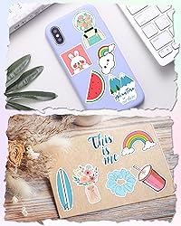 300 Pcs Stickers for Kids, Cute Water Bottle Vinyl