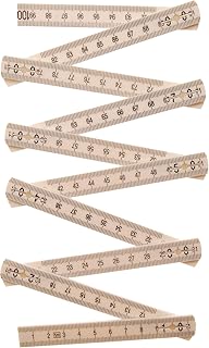 Kraftmann 2054 | Gliedermaßstab | 10 Glieder | 1 m