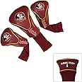 Team Golf NCAA Numbered 1, 3, & X, Fits Oversized Drivers, Utility, Rescue & Fairway Clubs, Velour Lined for Extra Club Protection
