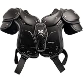 Xenith Youth Football Shoulder Pads - Flyte 2SF (Stretch) &amp; Flyte 2TD (Traditional) - Lightweight, High-Impact Foam, Adjustable Buckle Straps- Protective Gear for All Positions