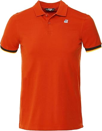 camisa polo naranja