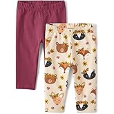 The Children's Place Baby Girls' and Newborn Knit Pull on Pants