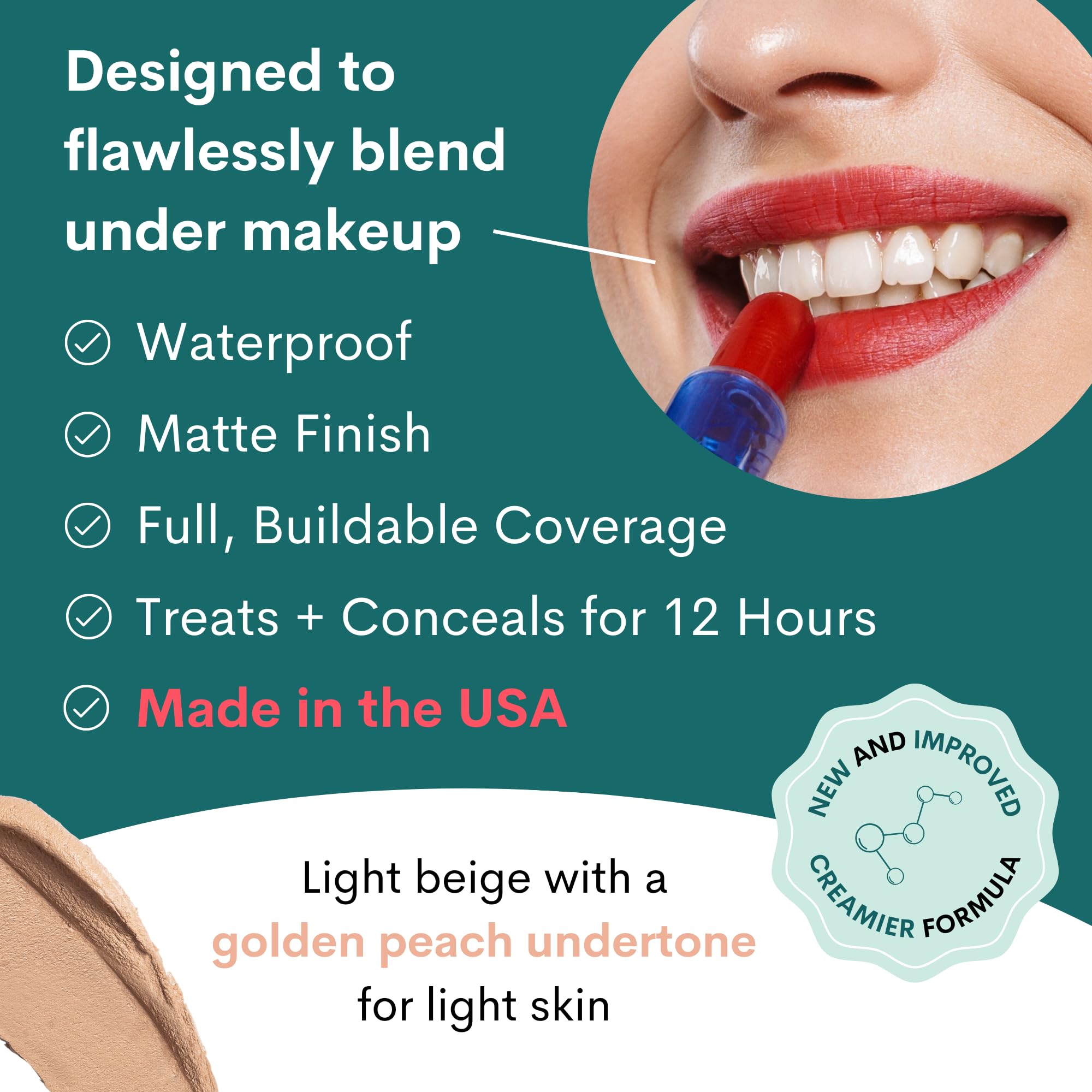 Coverology Cold Sore Makeup - Light with Applicator