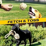 Fida Dog Rope Toys for Large Dogs 4 Pack Indestructible Cotton Tug Toy Set view 5