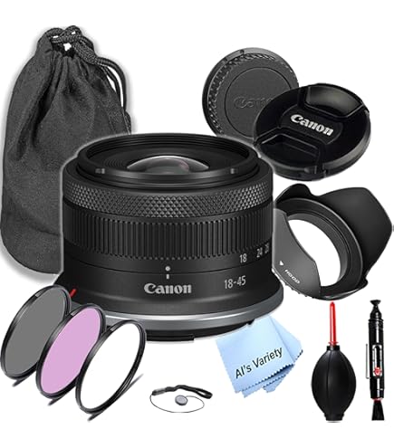 【新品未開封】Canon RF-S 18-45 IS STM ブラック Canon RF-S 18-45mm F4.5-6.3 IS STM Lens