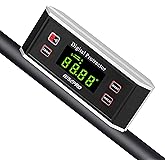 Inclinometer, RISEPRO&reg; Digital Protractor Angle Finder Level Inclinometer Magnetic V-Groove 0~360 degree with Backlight 82413B