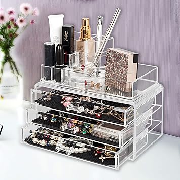 Amazon Com Wafjamf Cosmetic Makeup Case Lipstick Organizer