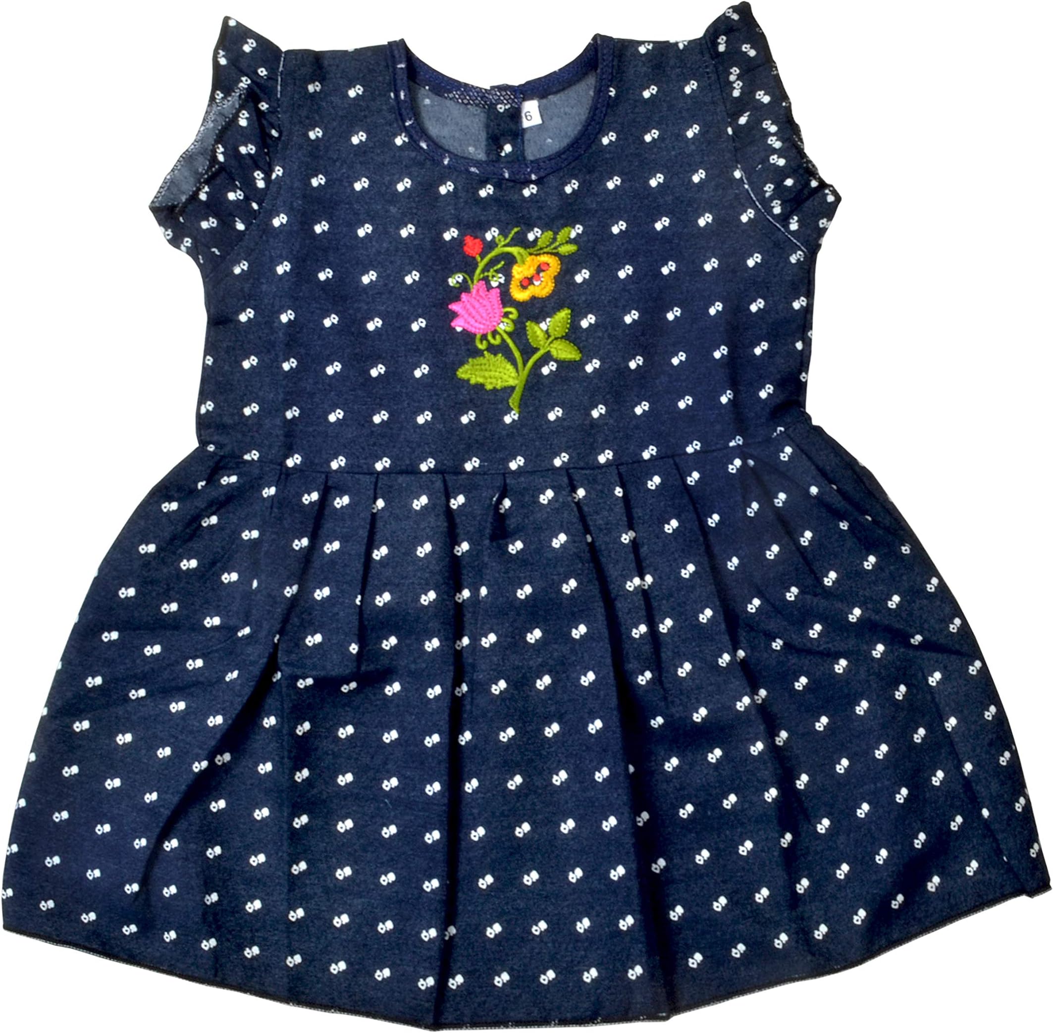 Sathiyas Baby Girls Denim Frocks