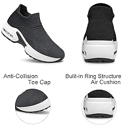 YHOON Womens Slip on Shoes Walking Shoes Sneakers