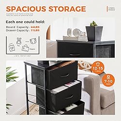 Sweetcrispy Dresser for Bedroom with 4