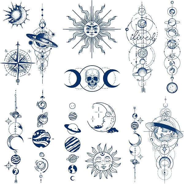 Azeeda Temporäres Tattoo 'Distel' – Wasserfest, Hautfreundlich, Einfach Anzuwenden & Zu Entfernen