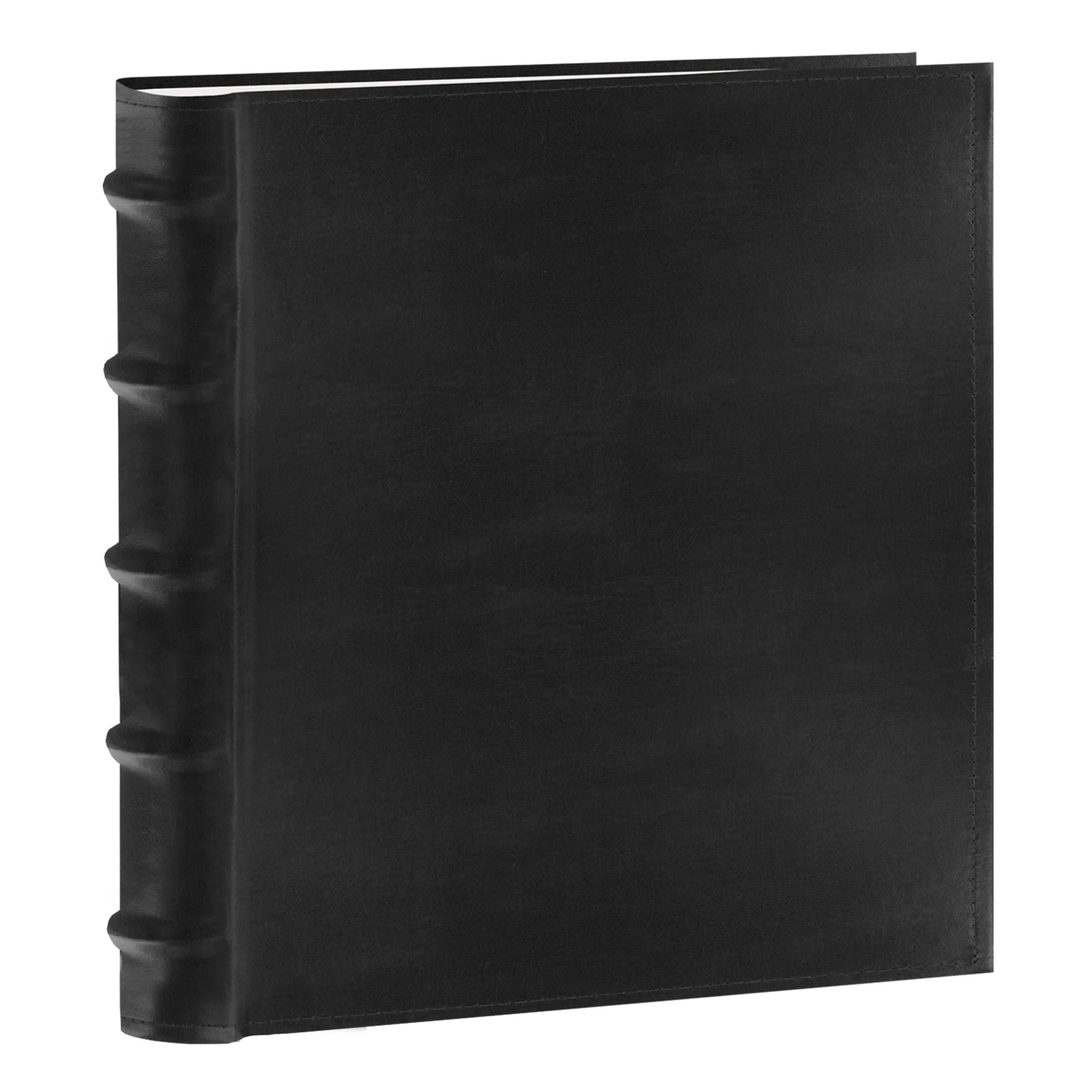 Pioneer Photo Albums CLB-246/BK 200-Pocket European Bonded Leather Photo Album for 4 by 6-Inch Prints, Black