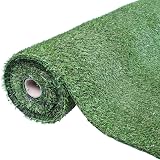 GardenKraft 4m x 1m Artificial Grass Roll 15mm High-Density UV Stabilised