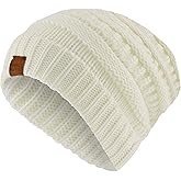Market & Layne Beanies Women Warm Winter Beanie for Women Thick Chunky Knit Beanie Hats for Women Winter Hats for Women
