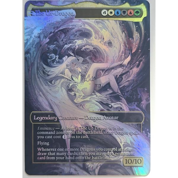 Amazon.com: 4x | The Ur-Dragon | Anime | Full Art | Foil or