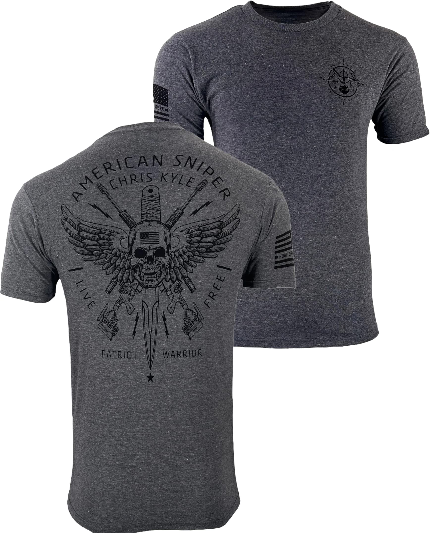 Howitzer Style Men's T-Shirt Chris Kyle Circle