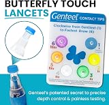 Genteel Butterfly Touch Lancets 100 Count for Genteel Lancing Device view 7