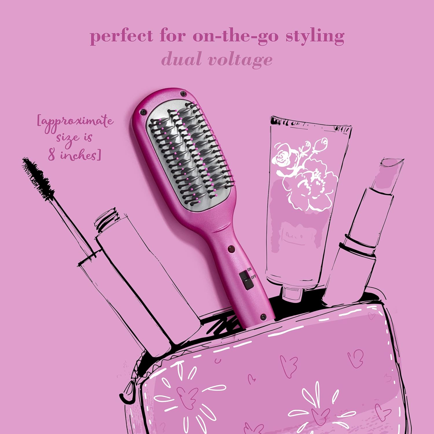 conair mini pro smoothing hot brush