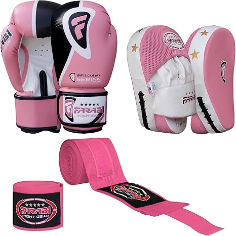 ladies boxing gloves and pads