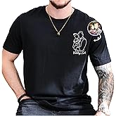 NAZENTI Custom Shirt for Dad, Fathers Day Shirt, Personalized Dad Portrait Tshirt, Gifts Christmas for Daddy Papa Grandpa