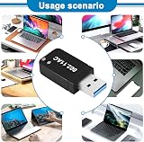 Povxlum USB WiFi Adapter Dongle PC 1300Mbps Dual Band 2.4G 5G Windows 7 8 10 11 view 6