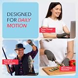 Dr. Arthritis Compression Gloves Open Finger Arthritis Gloves Men Women view 9