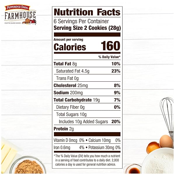 PEPPERIDGE FARM FARMHOUSE THIN & CRISPY BUTTER PECAN COOKIES, 5.9 OZ. BAG