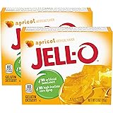 Jell-o, Gelatin Dessert, Apricot (Pack of 2)
