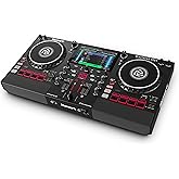 Numark Mixstream Pro+ DJ Controller | Standalone DJ Mixer with Stem Separation, Wi-Fi Streaming, Built-In Speakers, and 7" Touchscreen