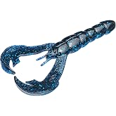 Strike King Rattlin' Rage Craw Soft Bait Fishing Lure, 4", Glass Rattle Chamber